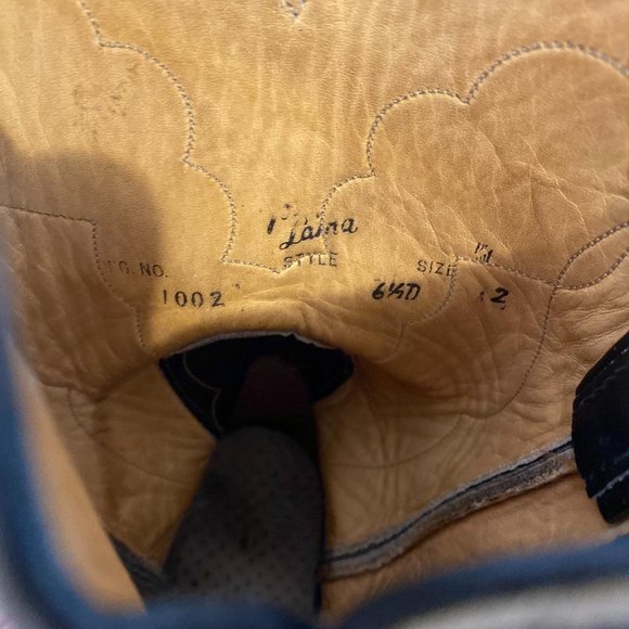 Tony Lama Black Heeled Boots - Picture 6 of 8